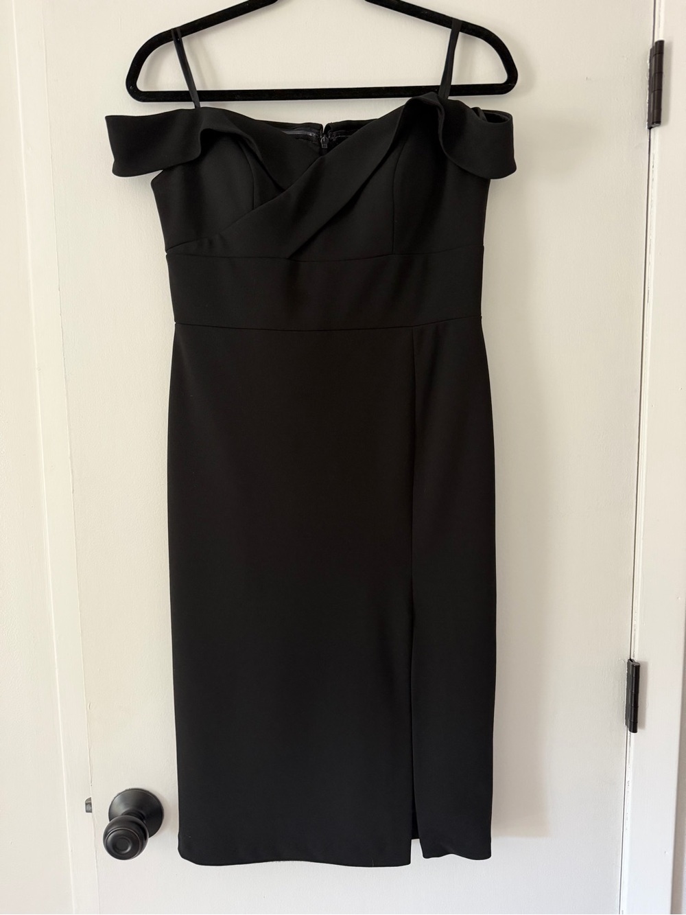 Aidan Off-Shoulder Sheath Dress